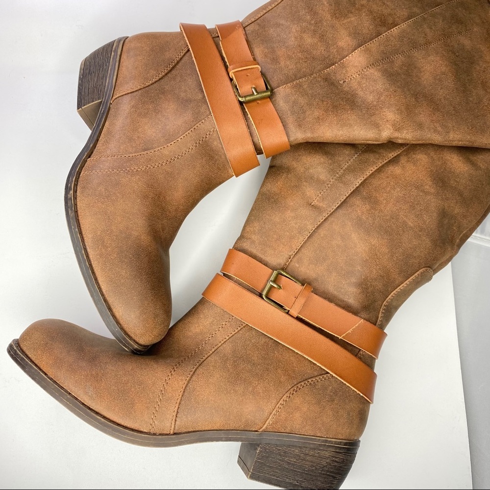 Mid calf boots